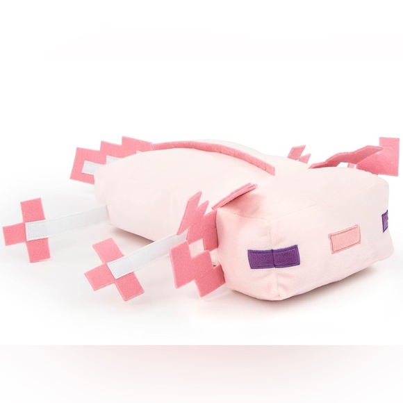 Minecraft Axolotl Plush Pillow Buddy - Super Soft Character Pillow - Polyeste. - Picture 2 of 9